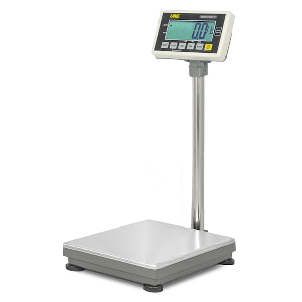 Uwe NTEP Bench Scale, 30 kg, .01 kg, 13x17" Cast Alum Base, Legal For Trade, RS232, 2" Backlit Display UFM-B30 - main